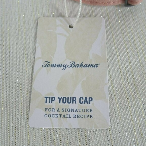 NWT TOMMY BAHAMA Pink Washed Trucker Cap Hat marlin Embroidery Tip Your Cap OS main image 4